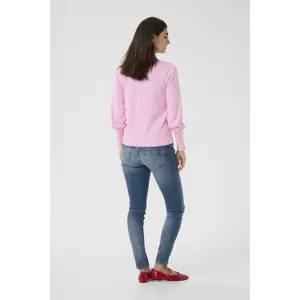 Vrouwelijke scallop cardigan CULTURE Annemarie Solid image-4