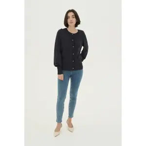 Geribbelde cardigan voor dames CULTURE Annemarie image-3