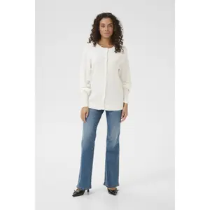 Geribbelde cardigan voor dames CULTURE Annemarie image-3