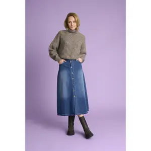 Pull col roulé femme CULTURE Kimmy image-1