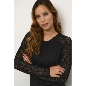Blusa de manga comprida feminina CULTURE Nicole image-5