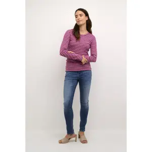 T-shirt de manga comprida feminina CULTURE Udolly image-1