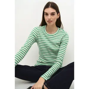 T-shirt de manga comprida feminina CULTURE Udolly image-5