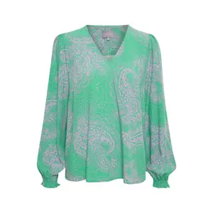 Blusa de manga comprida feminina CULTURE Polly image-0