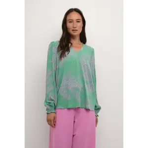 Blusa de manga comprida feminina CULTURE Polly image-1