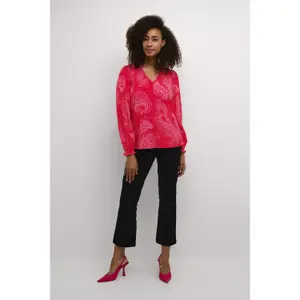 Blusa de manga comprida feminina CULTURE Polly image-1