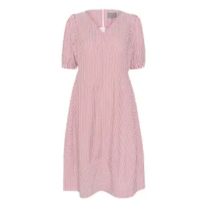 50110327-105604-kleid-fur-frauen-mit-puffarmeln-culture-abigail-white-red-stripe