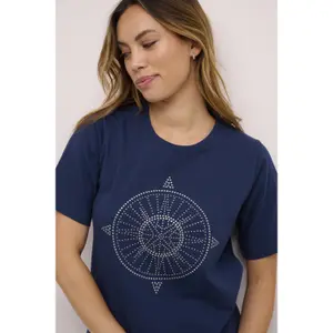 T-shirt de mulher CULTURE Gith Compass image-5