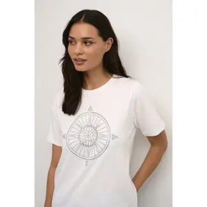 T-shirt de mulher CULTURE Gith Compass image-5