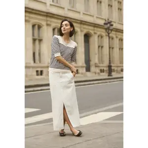 Denim skirt for women CULTURE Reba image-3
