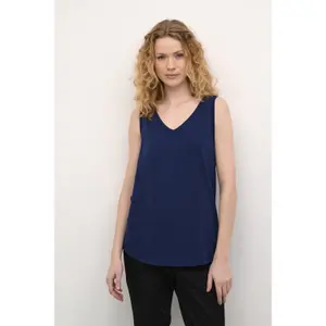 Camiseta sin mangas de cuello en V para mujer CULTURE Cameline image-2