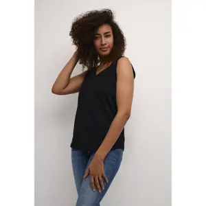 Camiseta sin mangas de cuello en V para mujer CULTURE Cameline image-2