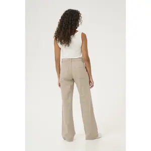 Women's Trousers CULTURE Milky image-4