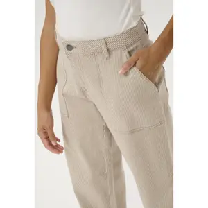 Women's Trousers CULTURE Milky image-5