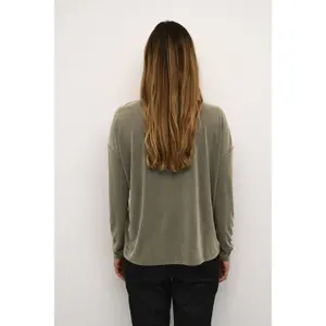 T-shirt da donna a maniche lunghe CULTURE Kajsa VN image-4