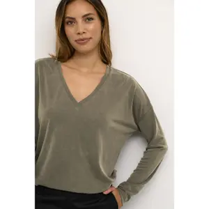 T-shirt da donna a maniche lunghe CULTURE Kajsa VN image-5