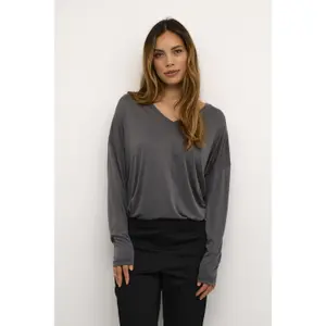T-shirt da donna a maniche lunghe CULTURE Kajsa VN image-1