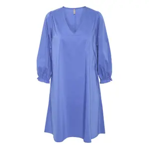 Vestido curto de manga 3/4 para mulher CULTURE Antoinett image-0