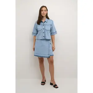 Jeansjacke Damen CULTURE Ami image-1