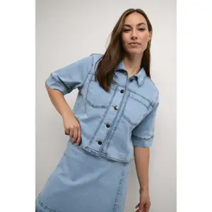 Jeansjacke Damen CULTURE Ami image-4