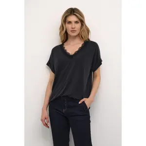 T-shirt de gola V para mulher CULTURE Drica Kajsa image-2