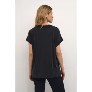 T-shirt de gola V para mulher CULTURE Drica Kajsa image-4
