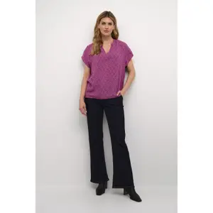 Blusa com decote V para mulher CULTURE Safi Bello image-1