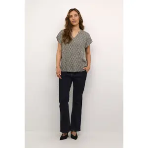 Blusa com decote V para mulher CULTURE Safi Bello image-1