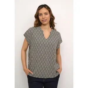Blusa com decote V para mulher CULTURE Safi Bello image-2