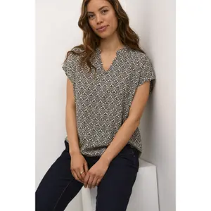 Blusa com decote V para mulher CULTURE Safi Bello image-3