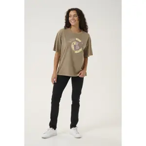 T-shirt de mulher CULTURE Ash Rock image-1