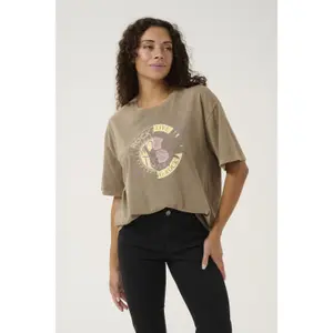 T-shirt de mulher CULTURE Ash Rock image-2