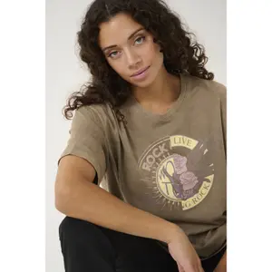 T-shirt de mulher CULTURE Ash Rock image-5