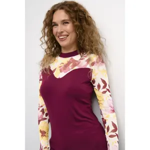 Langarm-Bluse aus Strick für Damen CULTURE Grace image-5