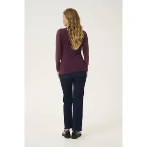 Langarm-Bluse aus Strick für Damen CULTURE Grace image-4