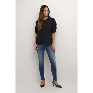 Women's short sleeve sweater CULTURE Biana image-4