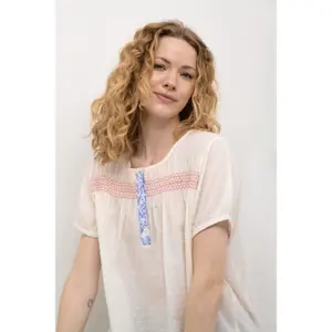 Blouse manches courtes femme CULTURE Rosy image-5