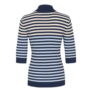 Pullover de gola alta canelado para mulher CULTURE Annemette image-3