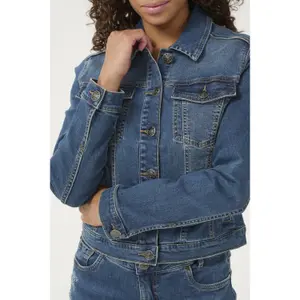 Women's denim jacket CULTURE Varina Ami image-5