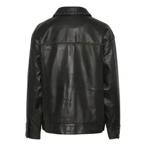 Leather jacket woman CULTURE Claudette Canja image-5