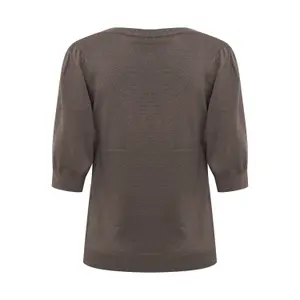 Pull de gola V feminina CULTURE Pinnie Annemarie image-3