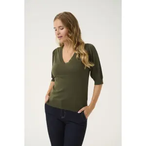 Pull de cuello en V para mujer CULTURE Pinnie Annemarie image-2