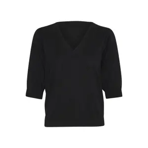 Pull de gola V feminina CULTURE Pinnie Annemarie image-0