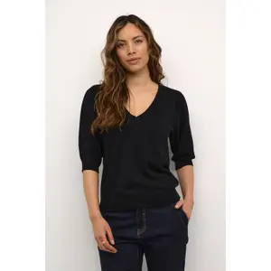 Pull de gola V feminina CULTURE Pinnie Annemarie image-2