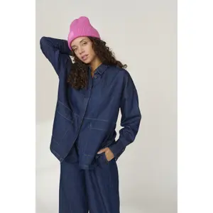 Veste en jean femme CULTURE Avril Arpa image-3