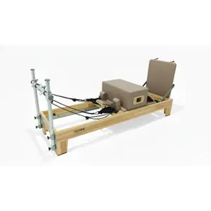 Reformer pilates z masivního dubového dřeva Cuore Pilates Advance Semi-Tower