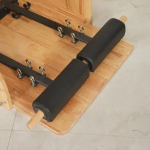 Stabiele en stevige houten pilatesstoel met verstelbare veren Cuore Pilates image-6