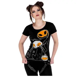 Women's T-shirt Cupcake Cult Spooky Cat image-0