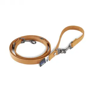 Laisse pour chien ajustable en cuir Curli Apple image-0