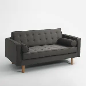 2-seater sofa in solid wood CUSTOM FORM Topic image-2